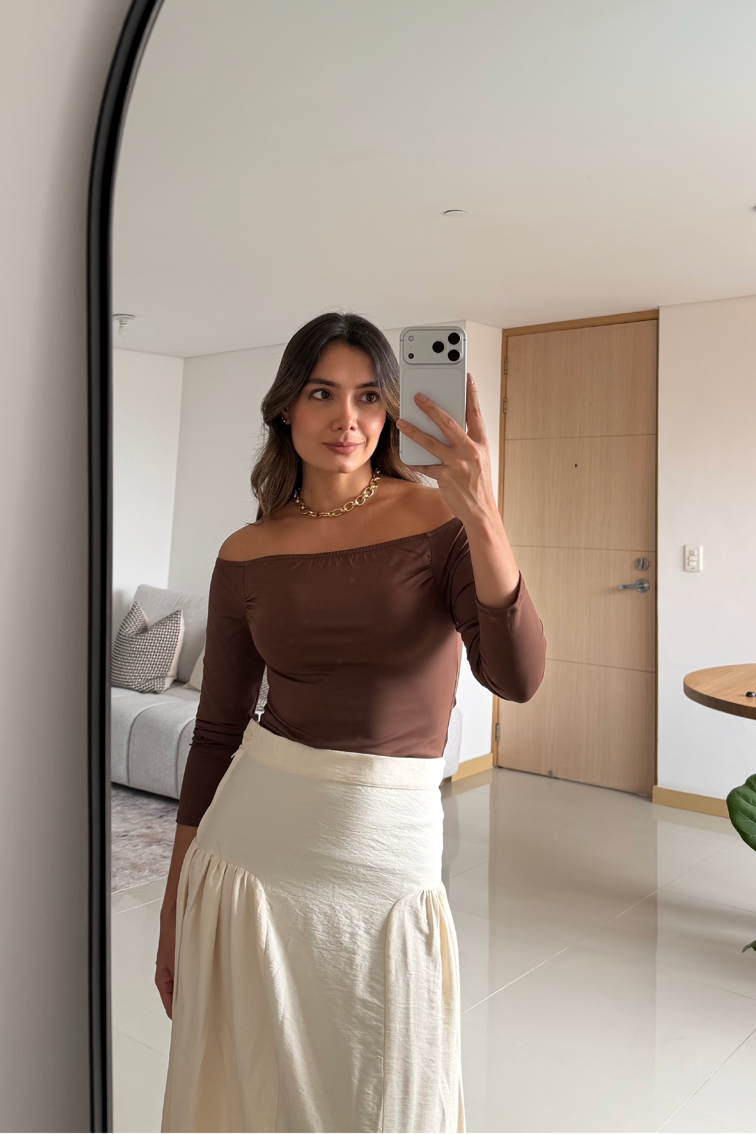 PTJ305319 blusa cuello bandeja