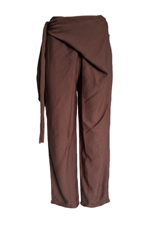PTJ30622900 pantalón café