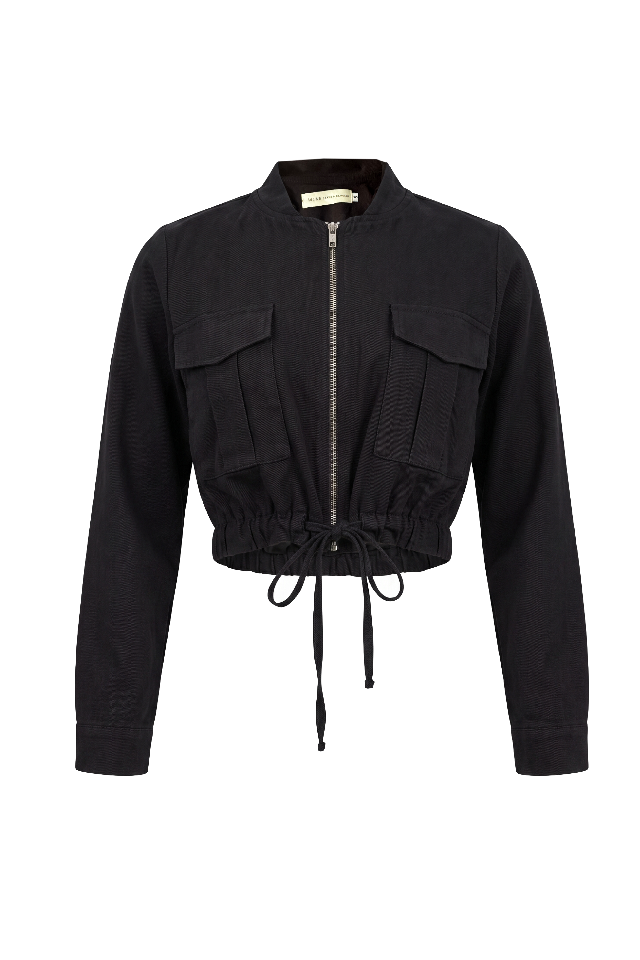 PTJ30682 chaqueta con cierre y manga alrga
