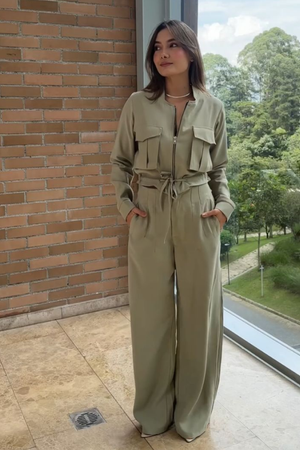 PTJ306829000 chaqueta con pantalón con bolsillos