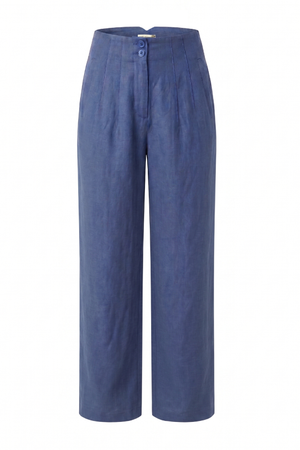 PTJ306829000 pantalón azul para mujer