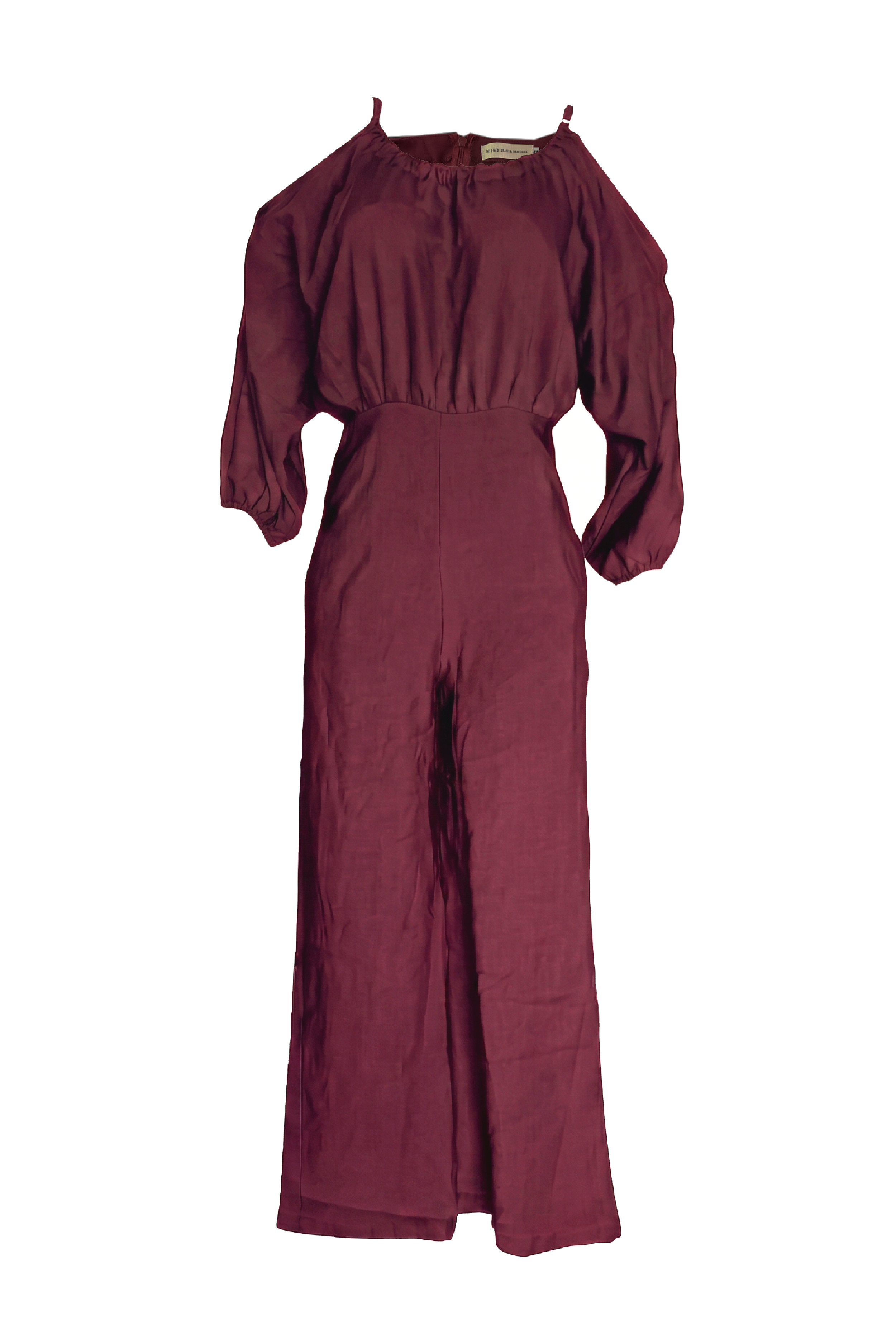 PTJ3071 enterizo fondo entero color vinotinto
