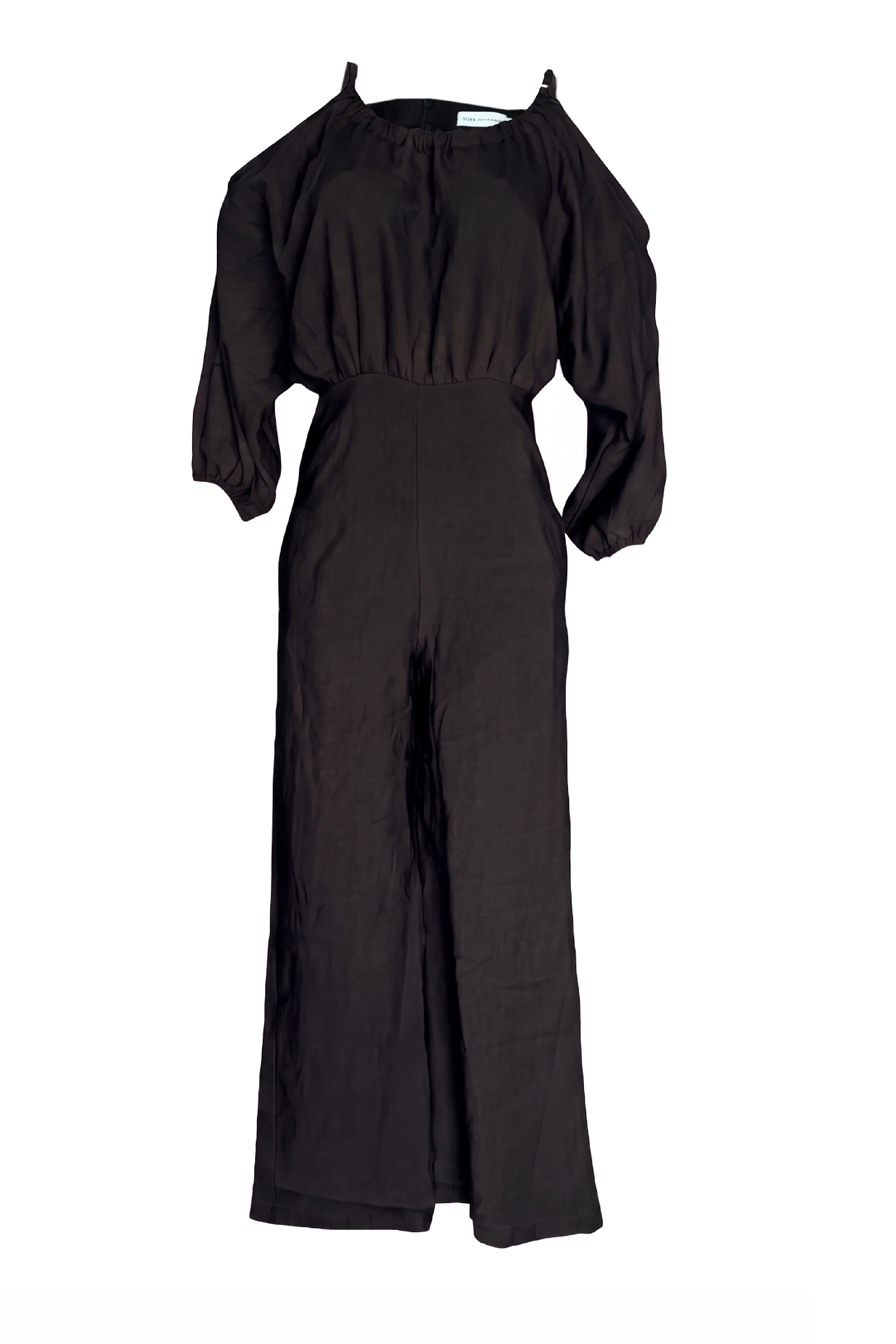 PTJ3071 enterizo de tiras color negro