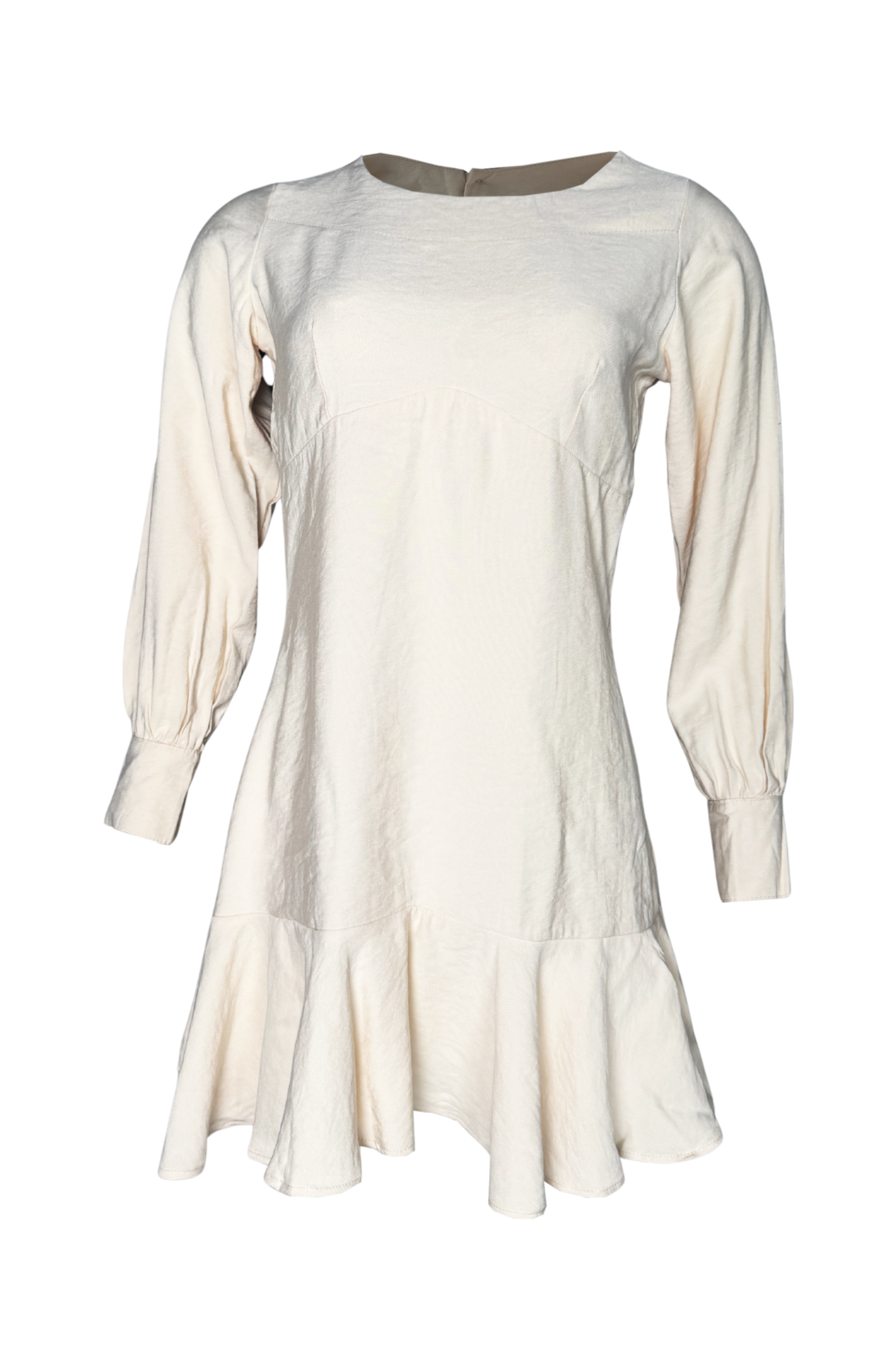 PTJ3072 vestido corto con mangas largas 