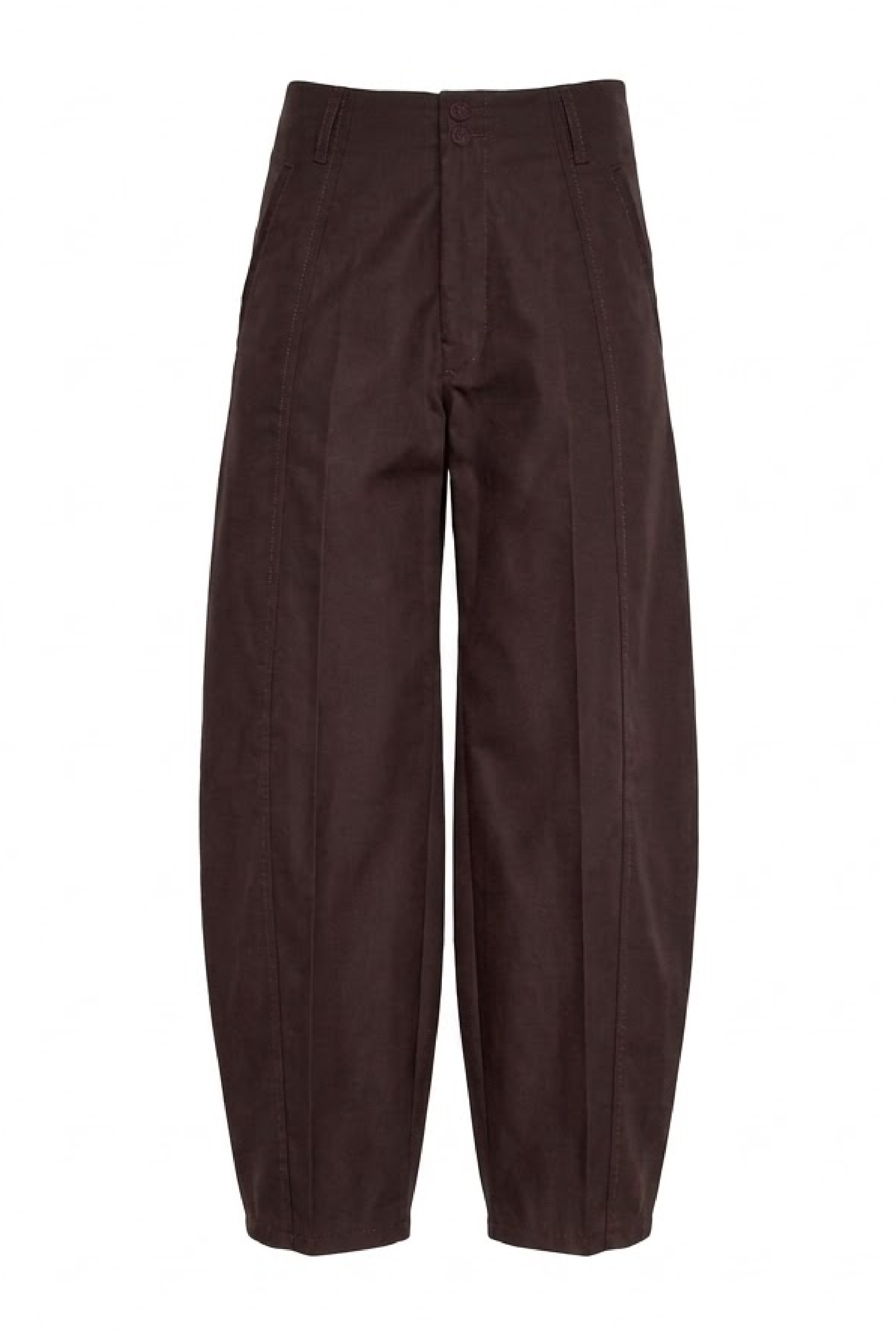 PTJ307412 pantalón tipo globo color café