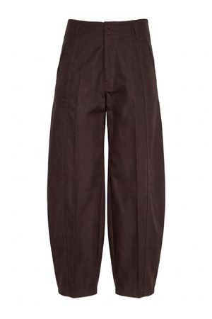 PTJ307412 pantalón tipo globo color café