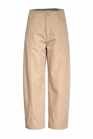 PTJ307412 pantalón tipo globo color café