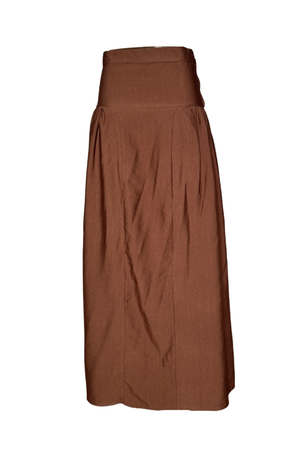  PTJ307829 falda larga color café