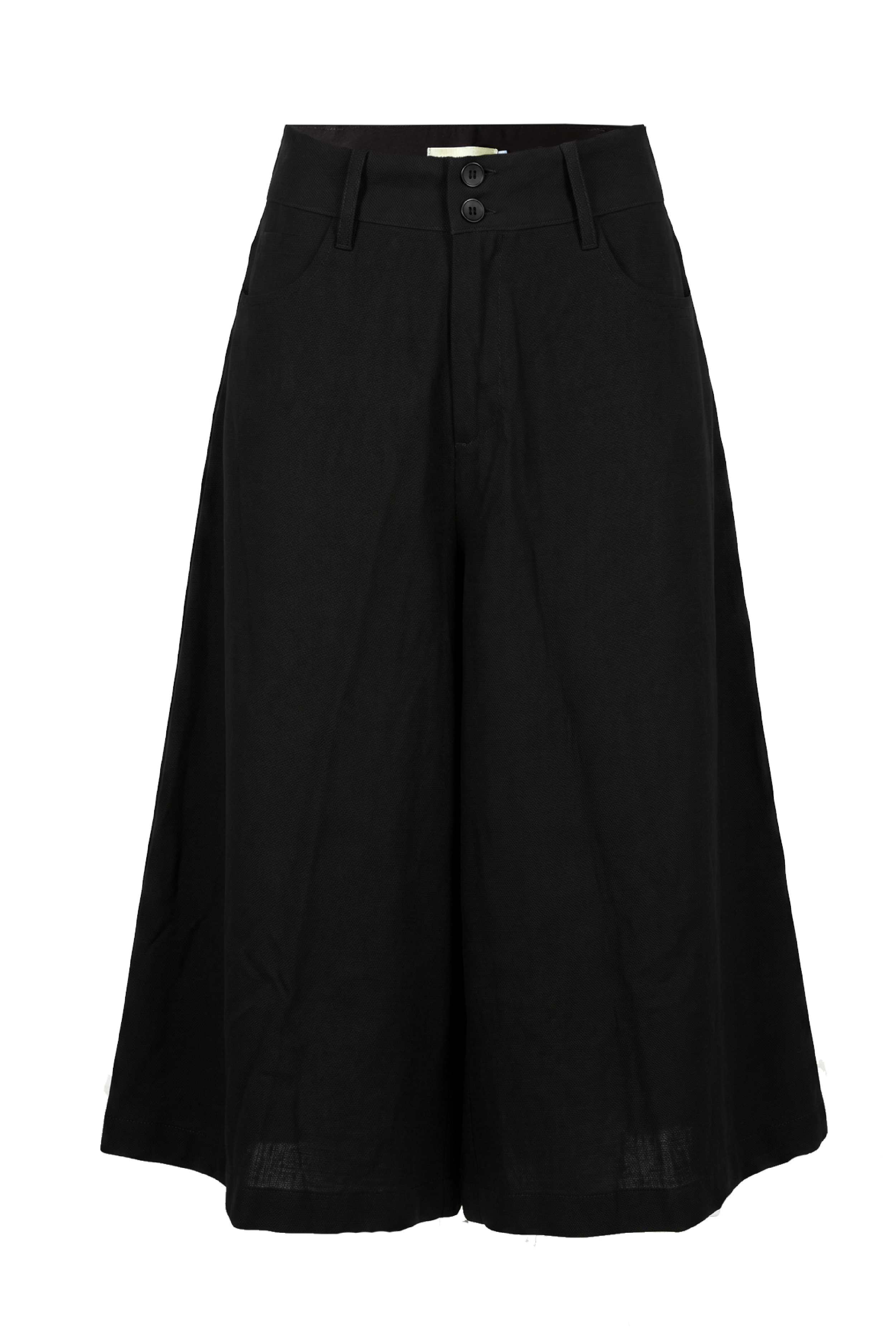 PTJ316830000 bermuda negra con bolsillos 