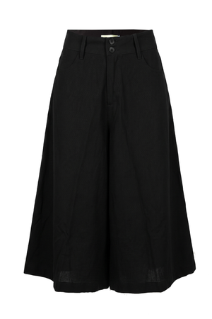 PTJ316830000 bermuda negra con bolsillos 