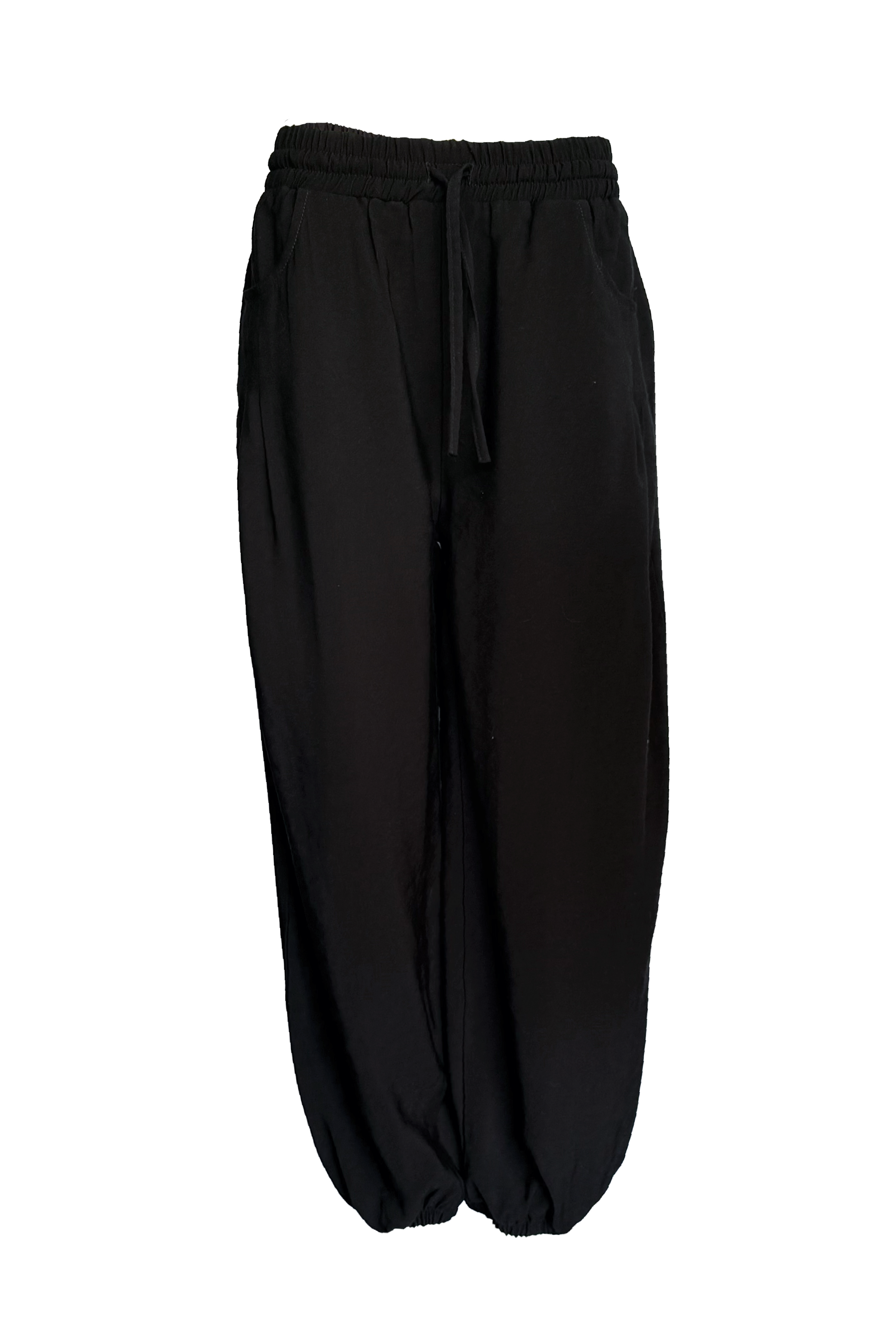 PTJ4002 pantalón negro con resorte 