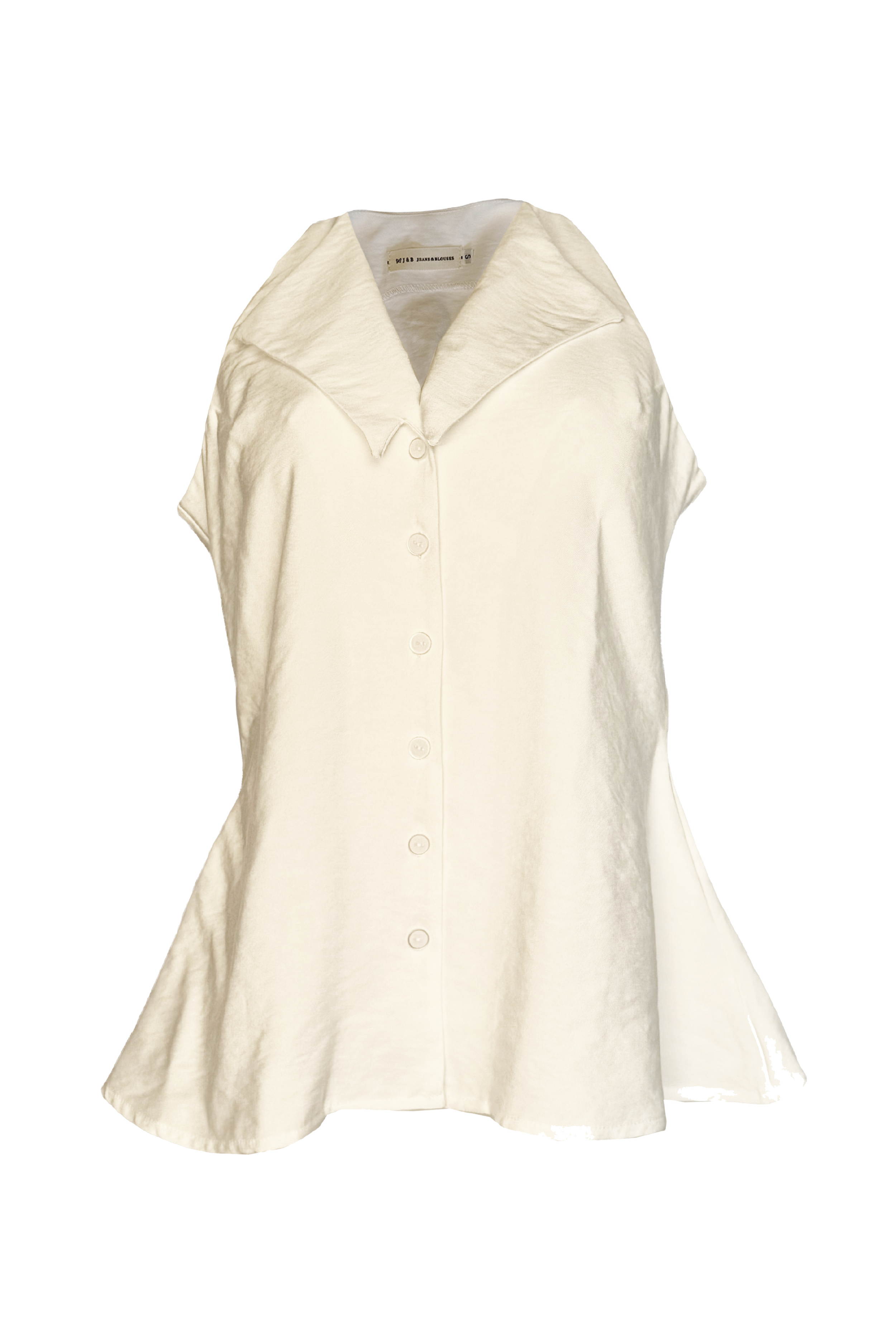 PTJ28431200 blusa con botones color blanco