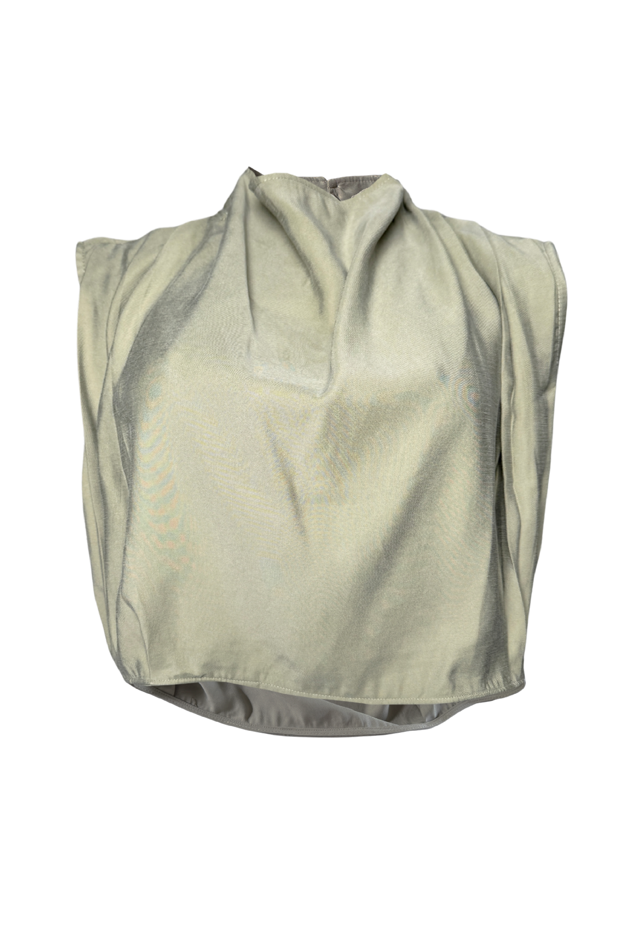 PTJ402529 blusa con manga corta y botón en el cuello 