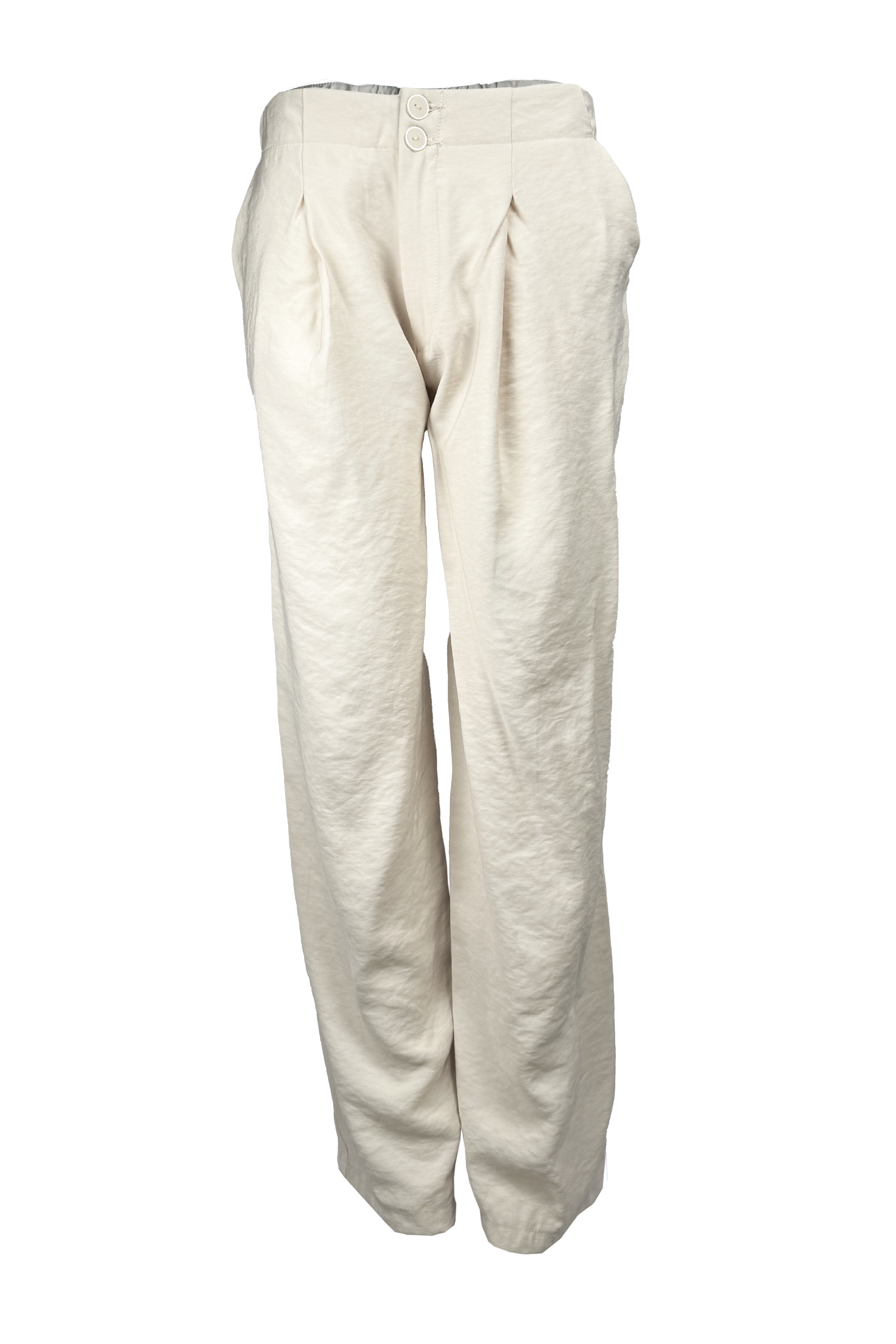 Pantalón con resorte atrás y botón delantero Romanza