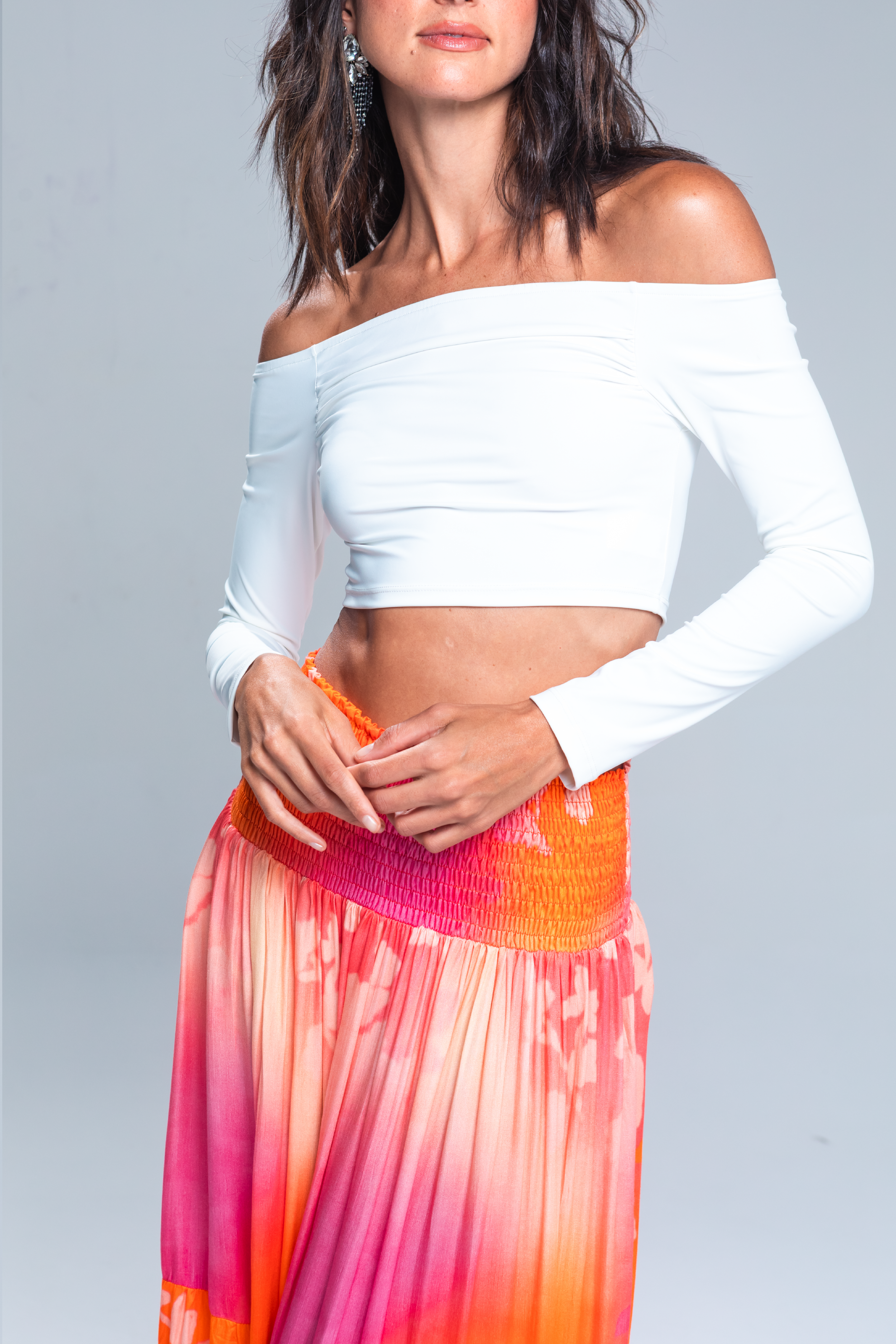PTJ5022120 blusa blanca con manga largas