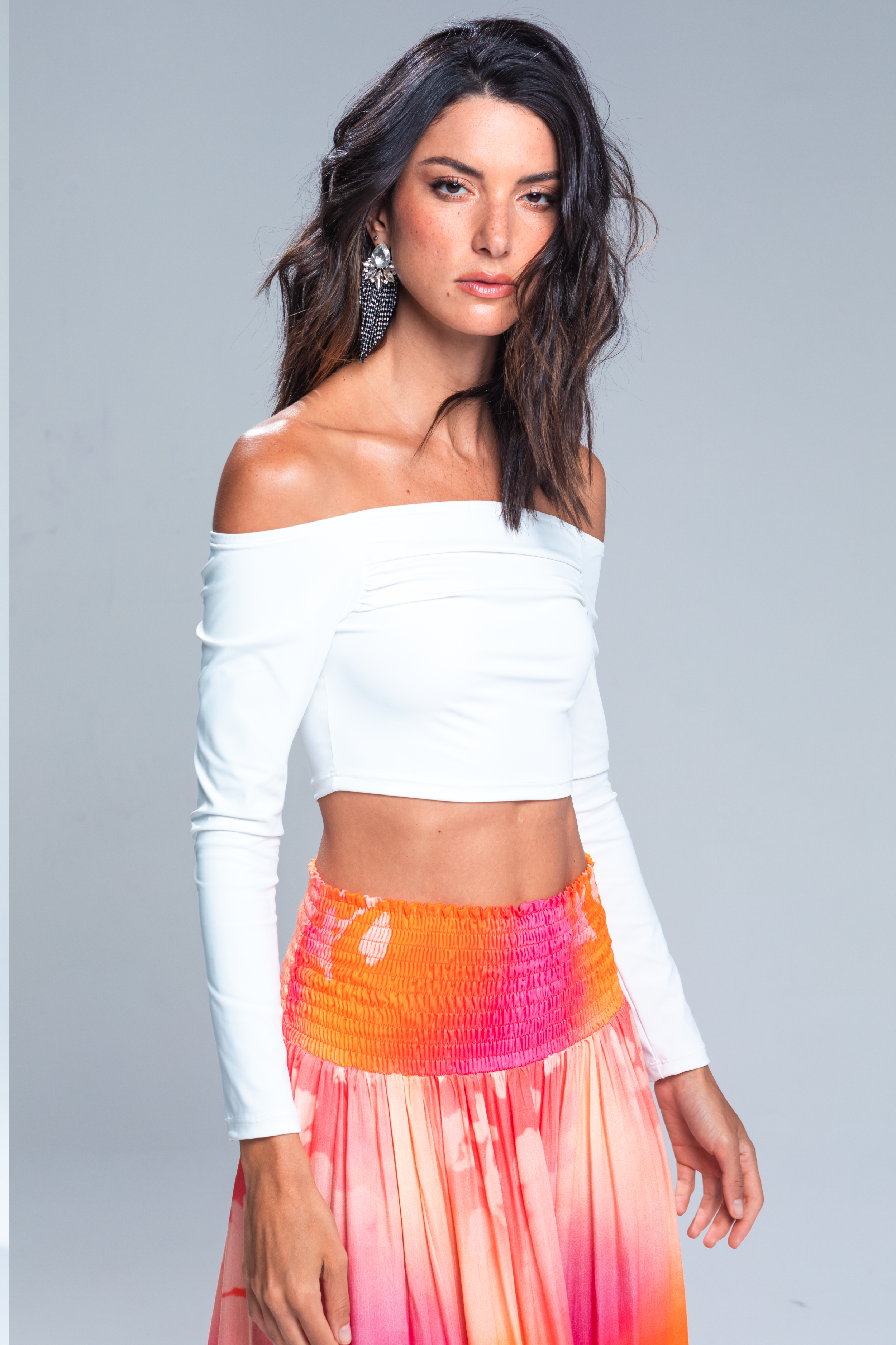 PTJ5022120 blusa blanca con manga largas