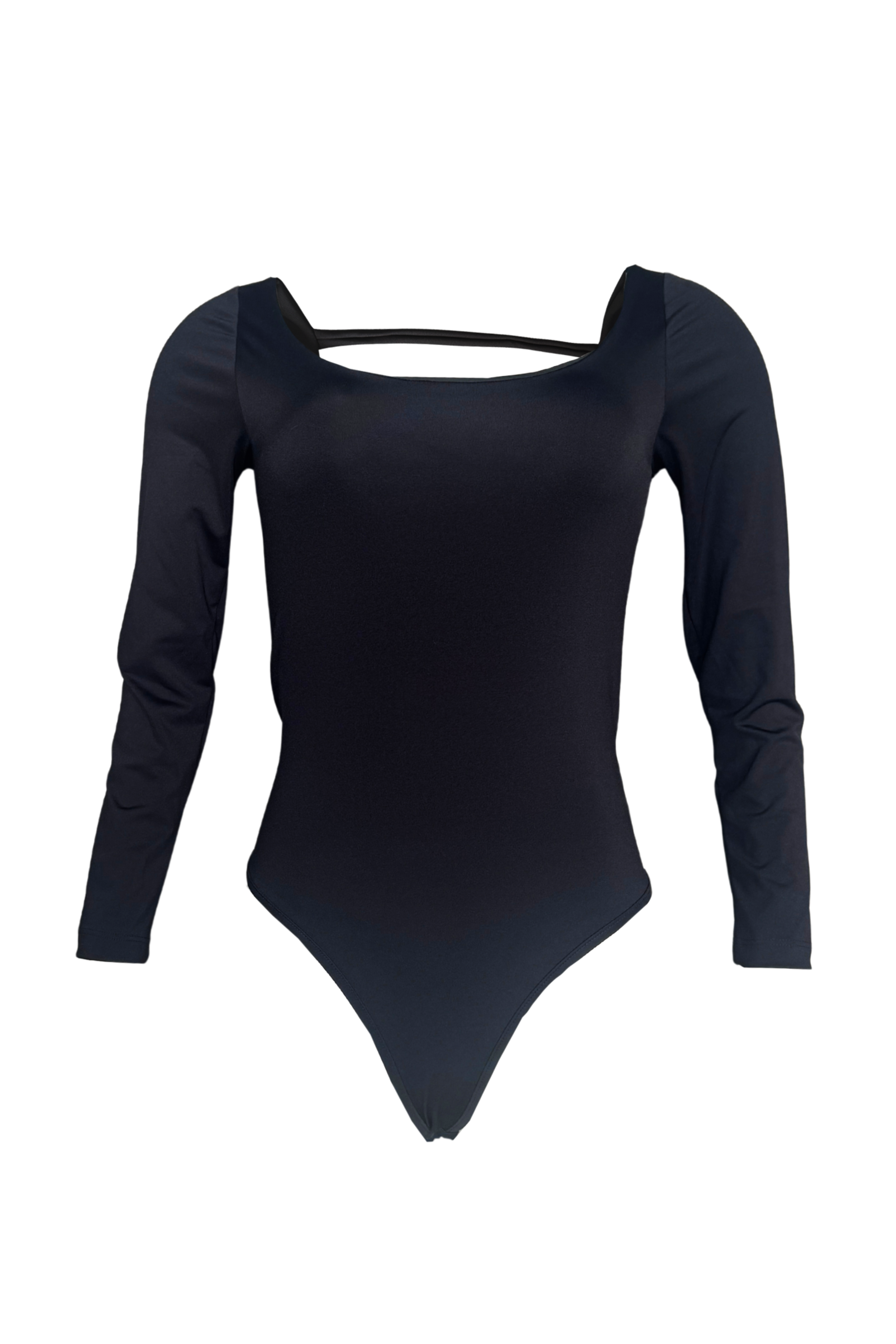 PTJ70053 body color negro con tira en la espalda