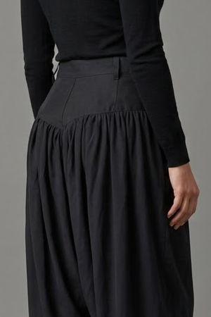 PTJ700536 pantalón negro con bolsillos 