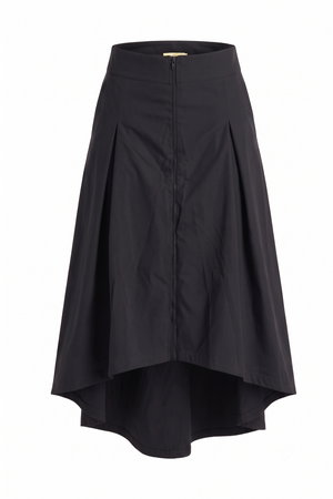 PTJ70321100 falda tipo A color negra con cierre negro 