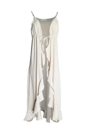 PTJ8812 vestido de tiras beige