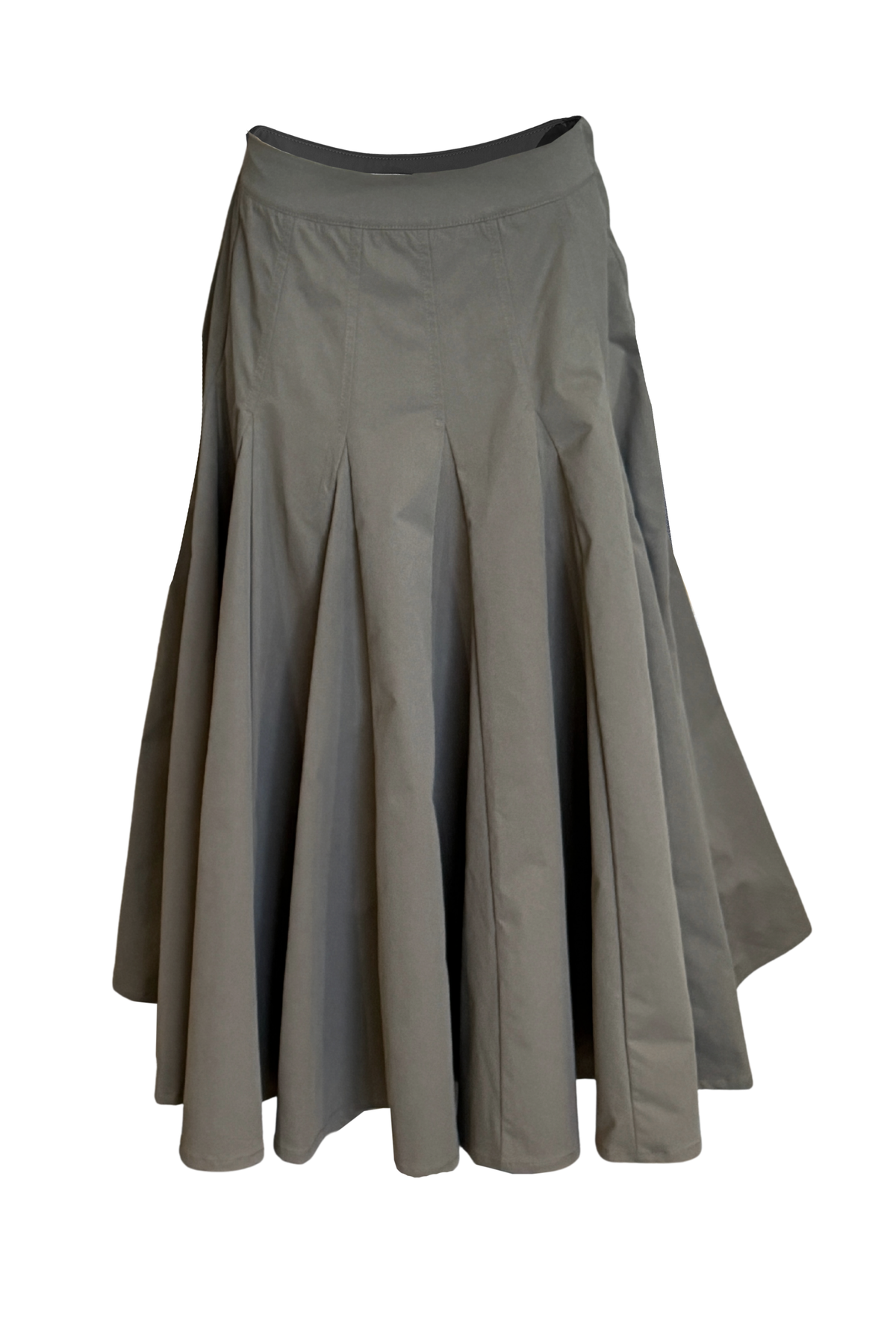 PTJ8818 falda larga para mujer color verde