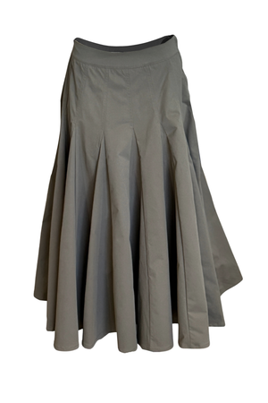 PTJ8818 falda larga para mujer color verde