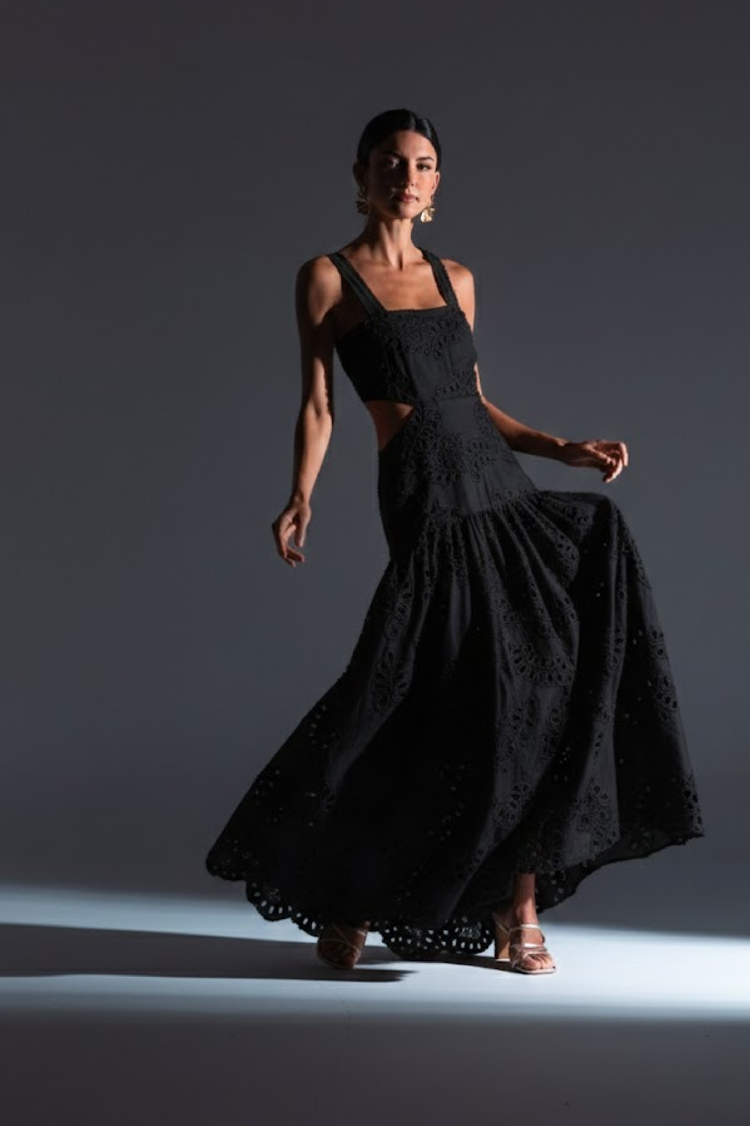 Vestido en ojalillo Vera