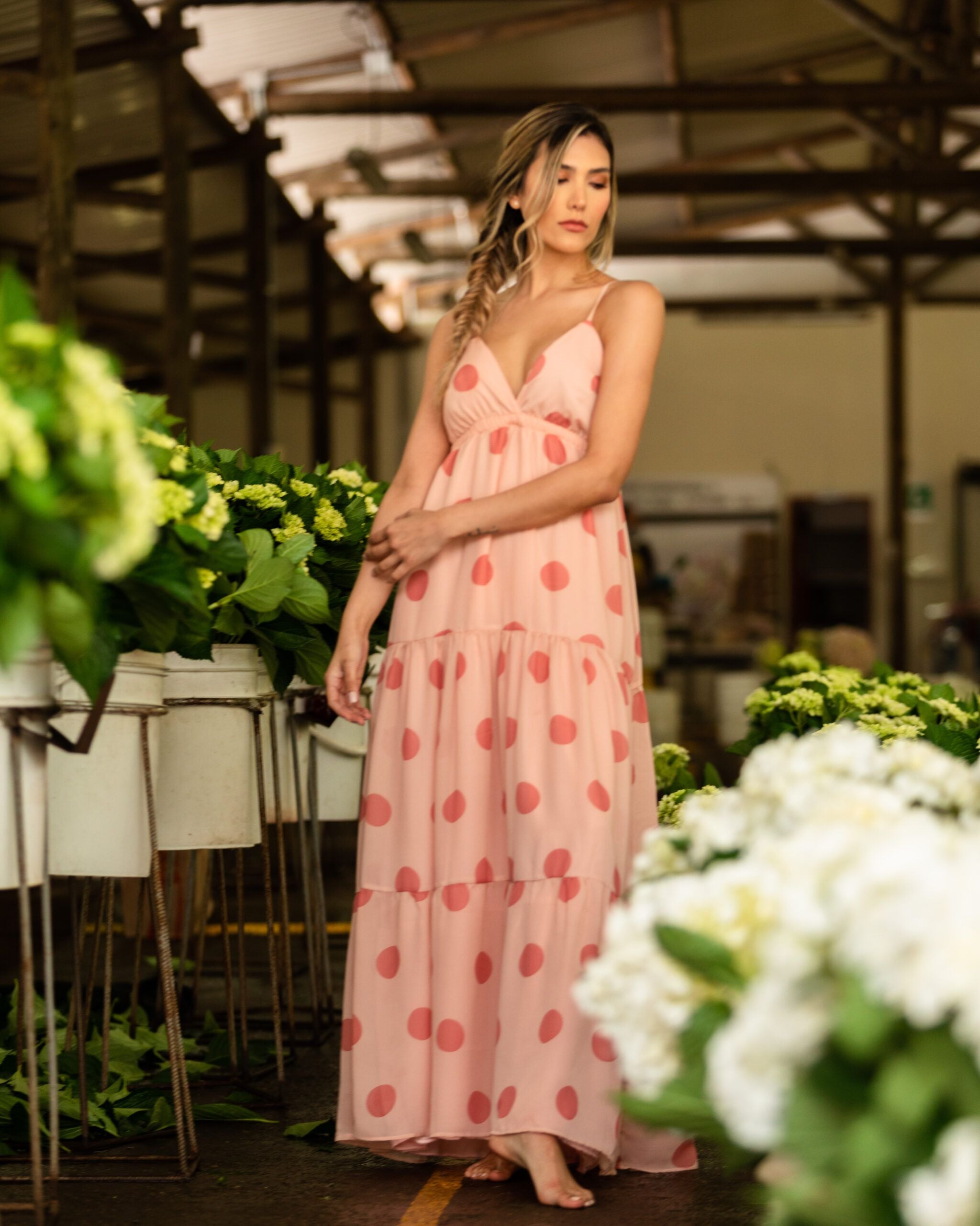 Vestido Largo Estampado