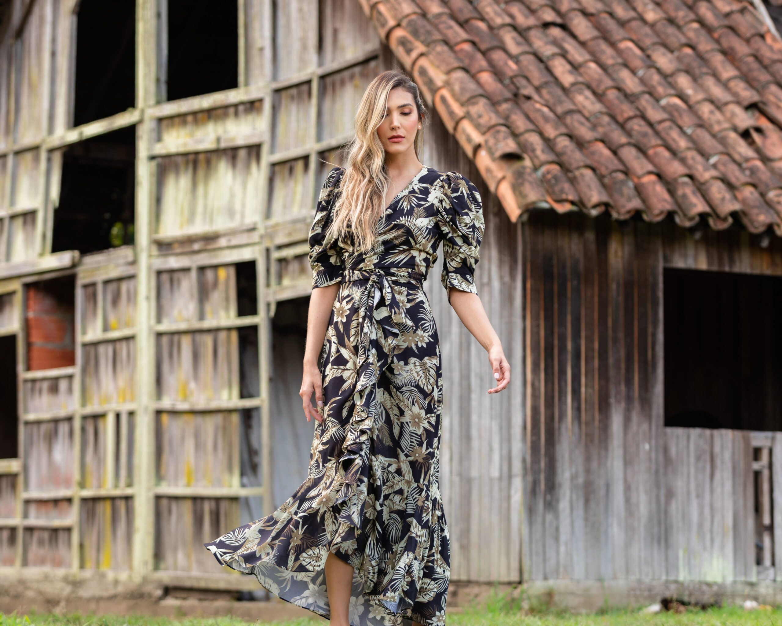 Vestido Estampado Flores