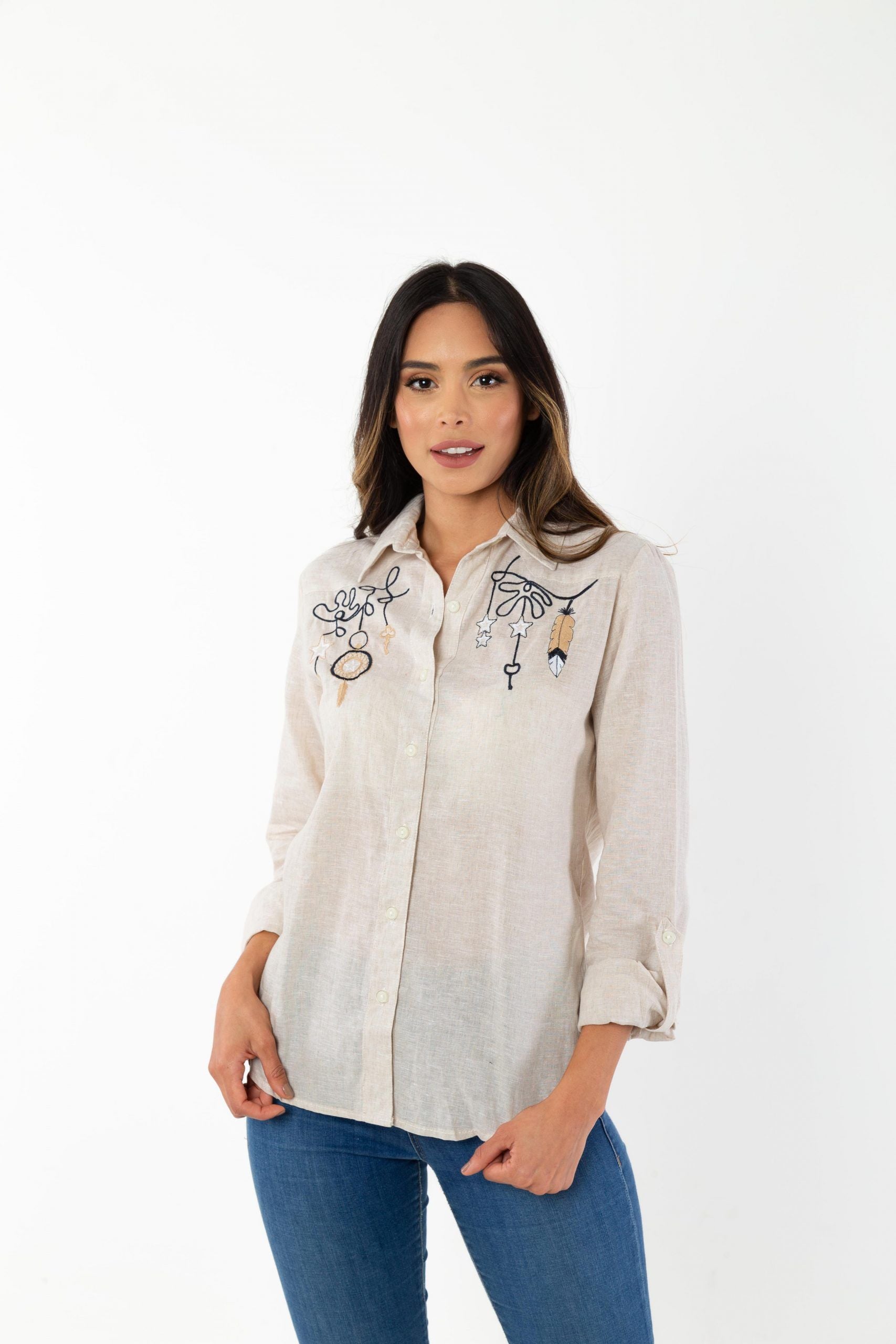 Camisa Bordada