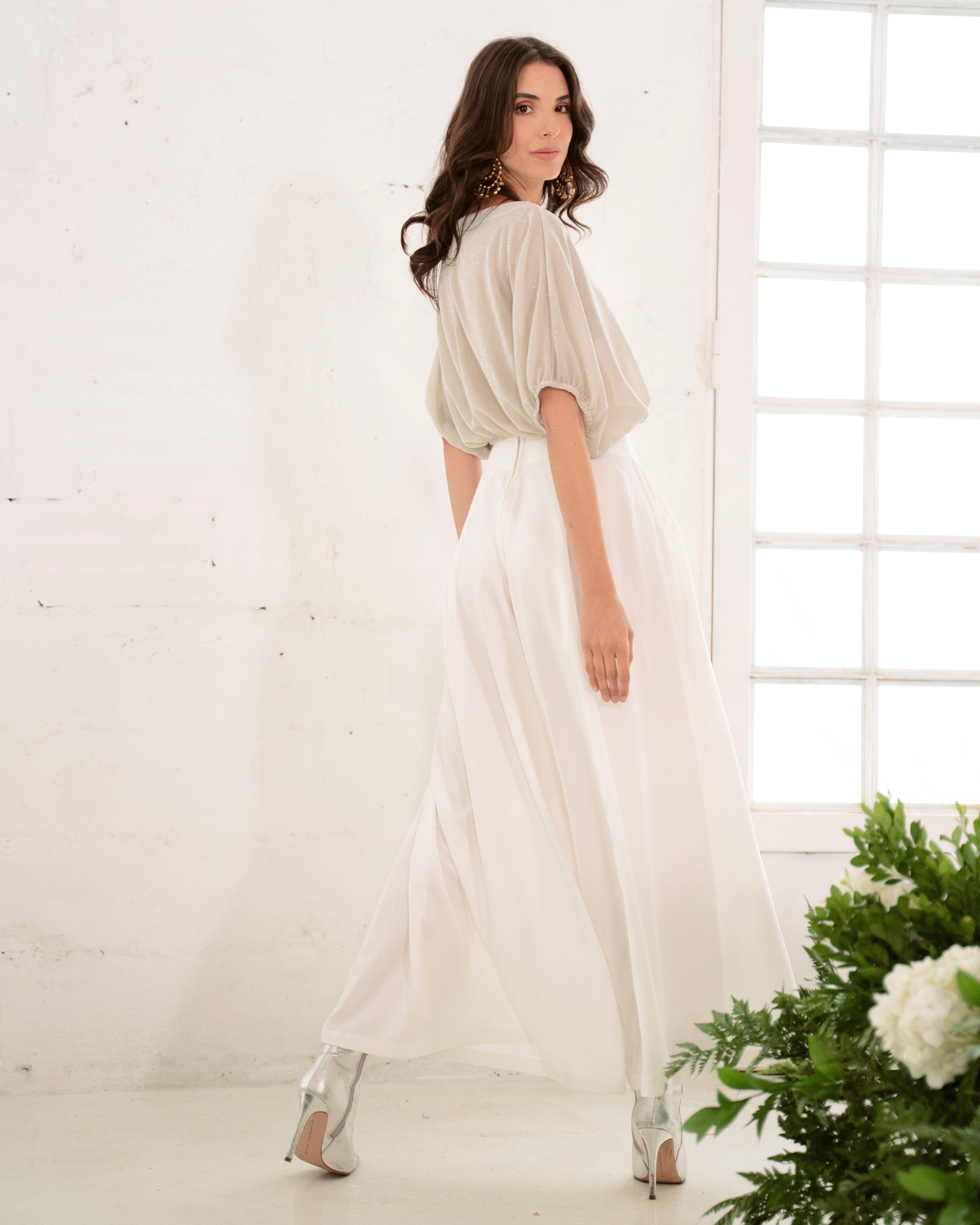 Pantalón para mujer palazzo