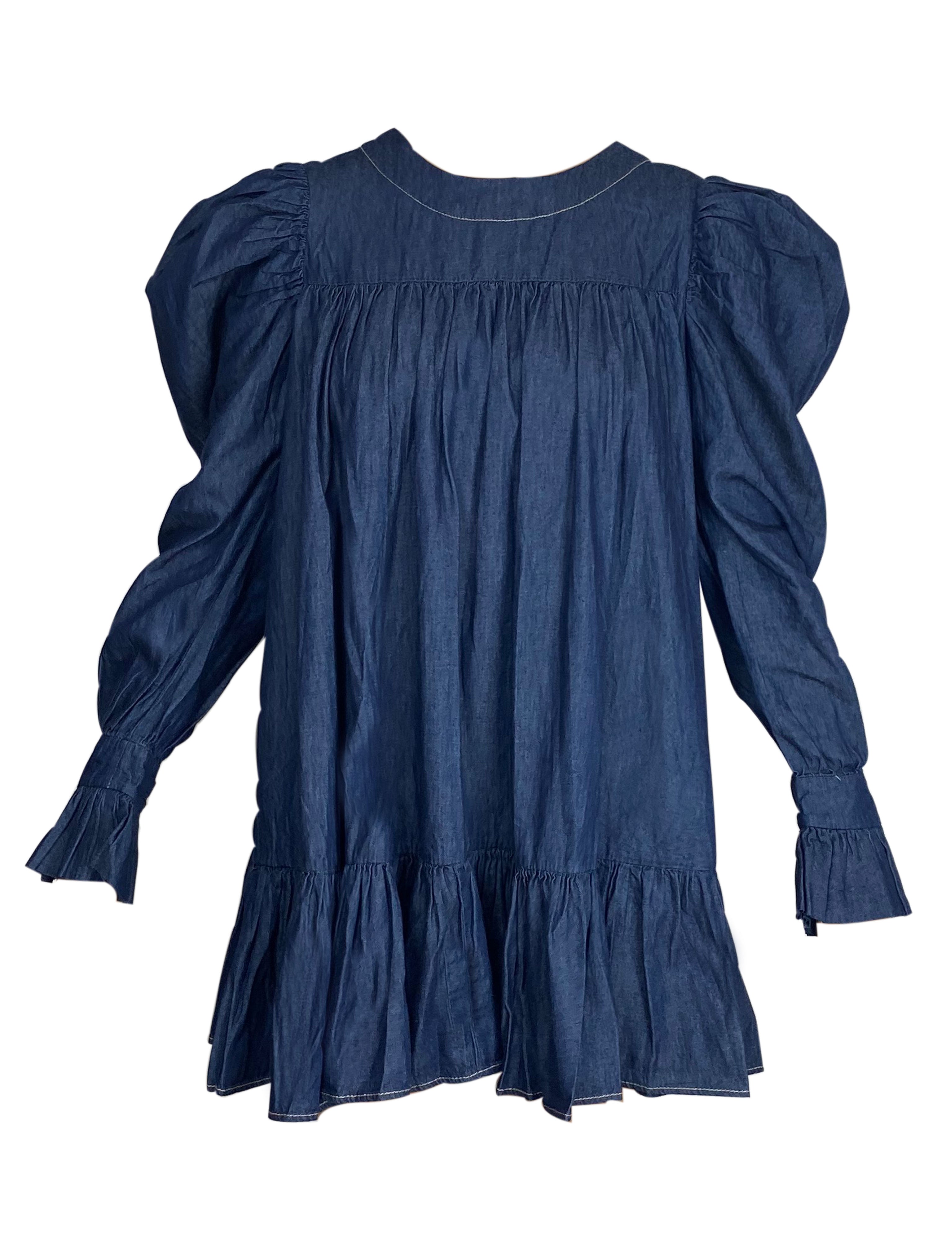 Vestido Corto Manga Larga
