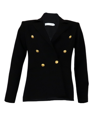 Blazer doble botón color negro