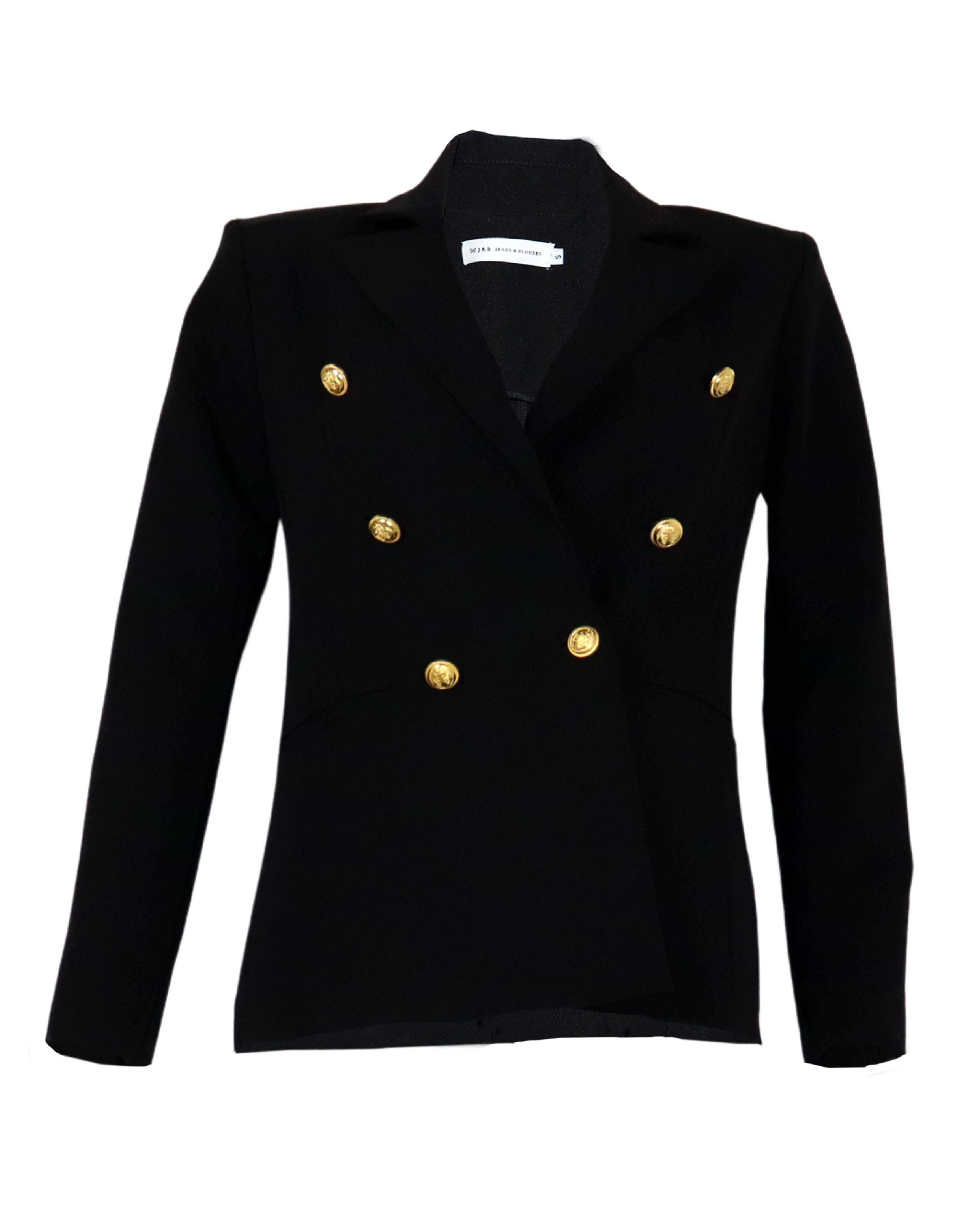 Blazer doble botón color negro