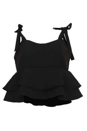 Blusa boleros con tiras 