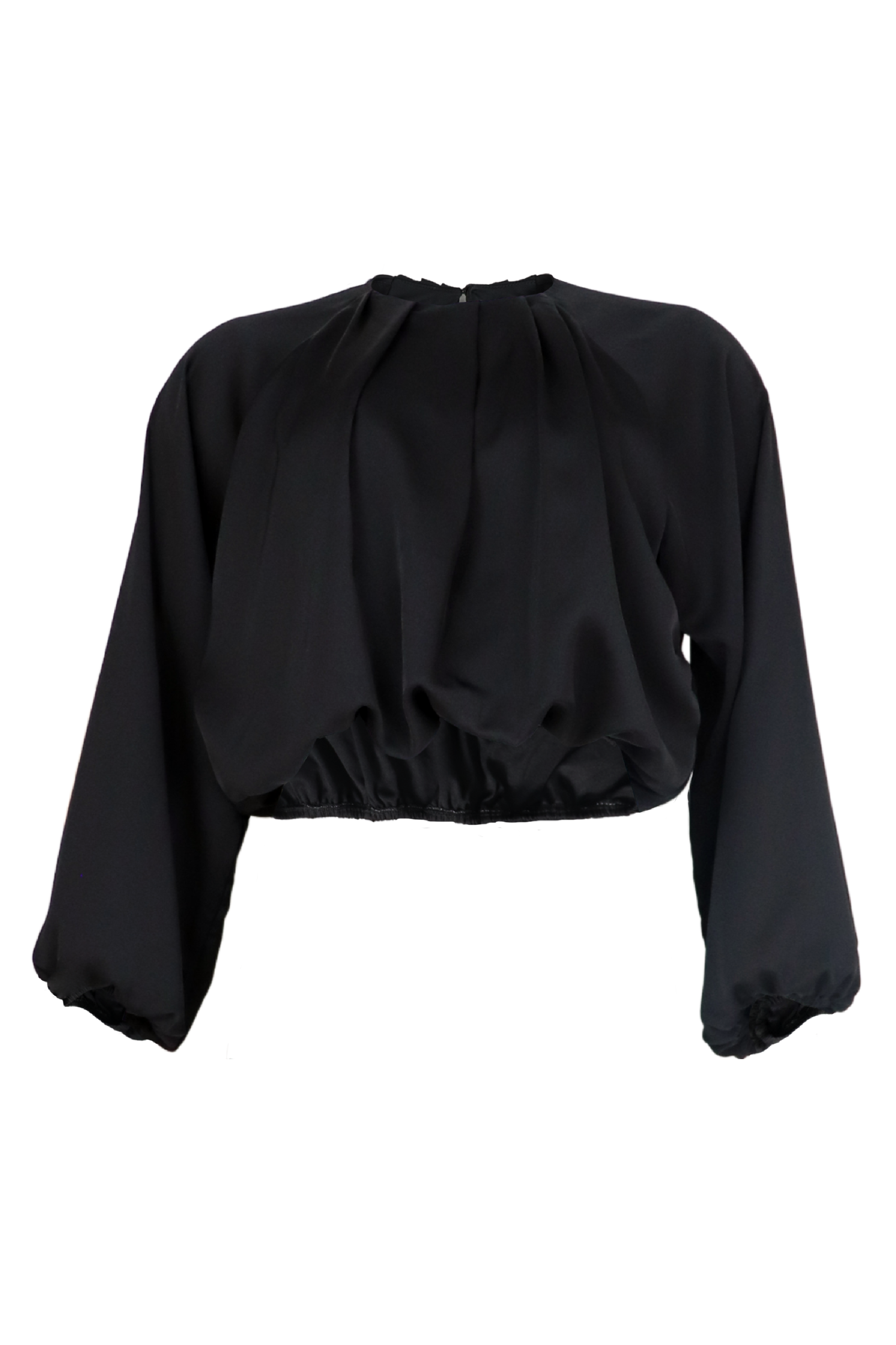 Blusa vaporosa negra