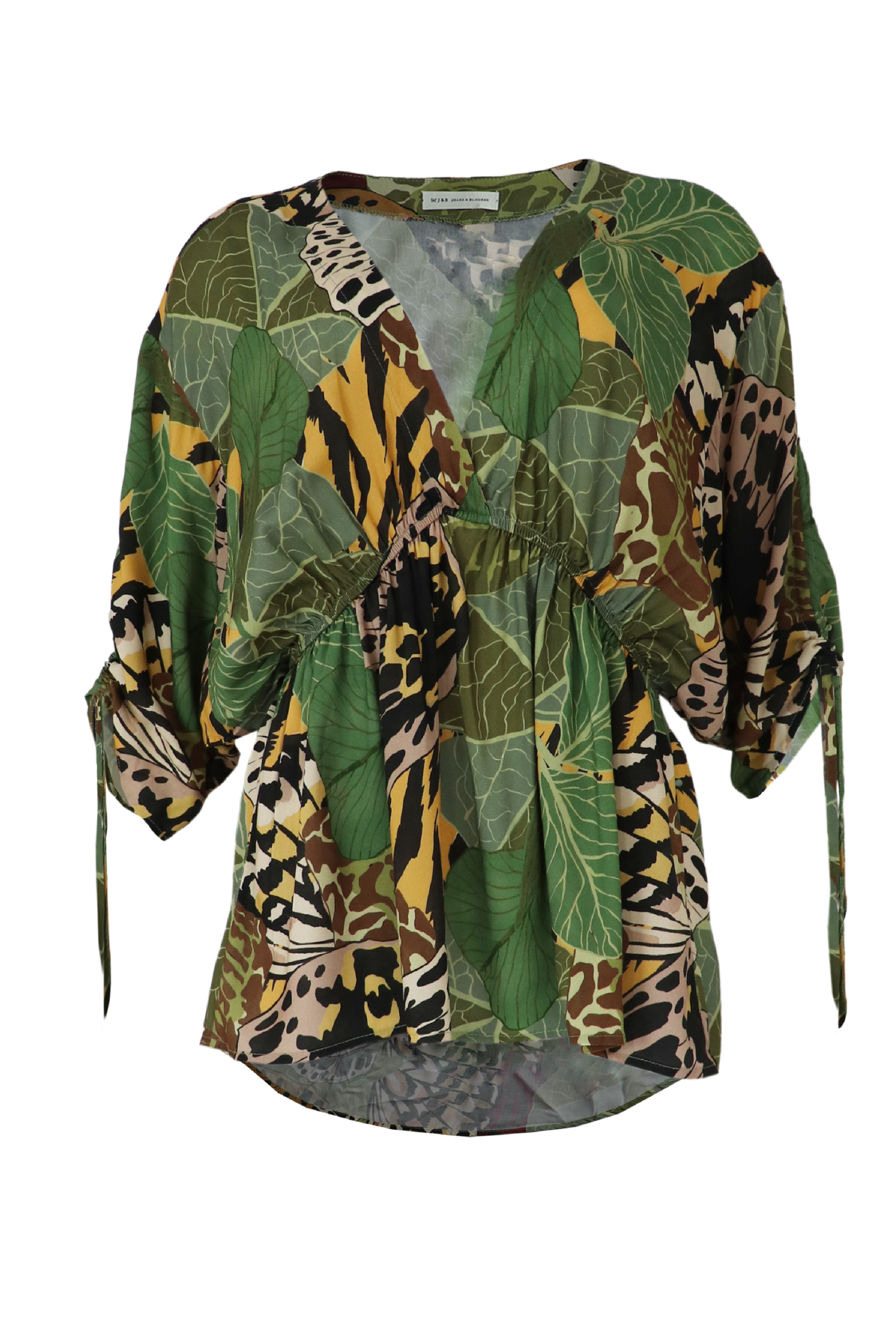 Blusa tipo globo Madreperla
