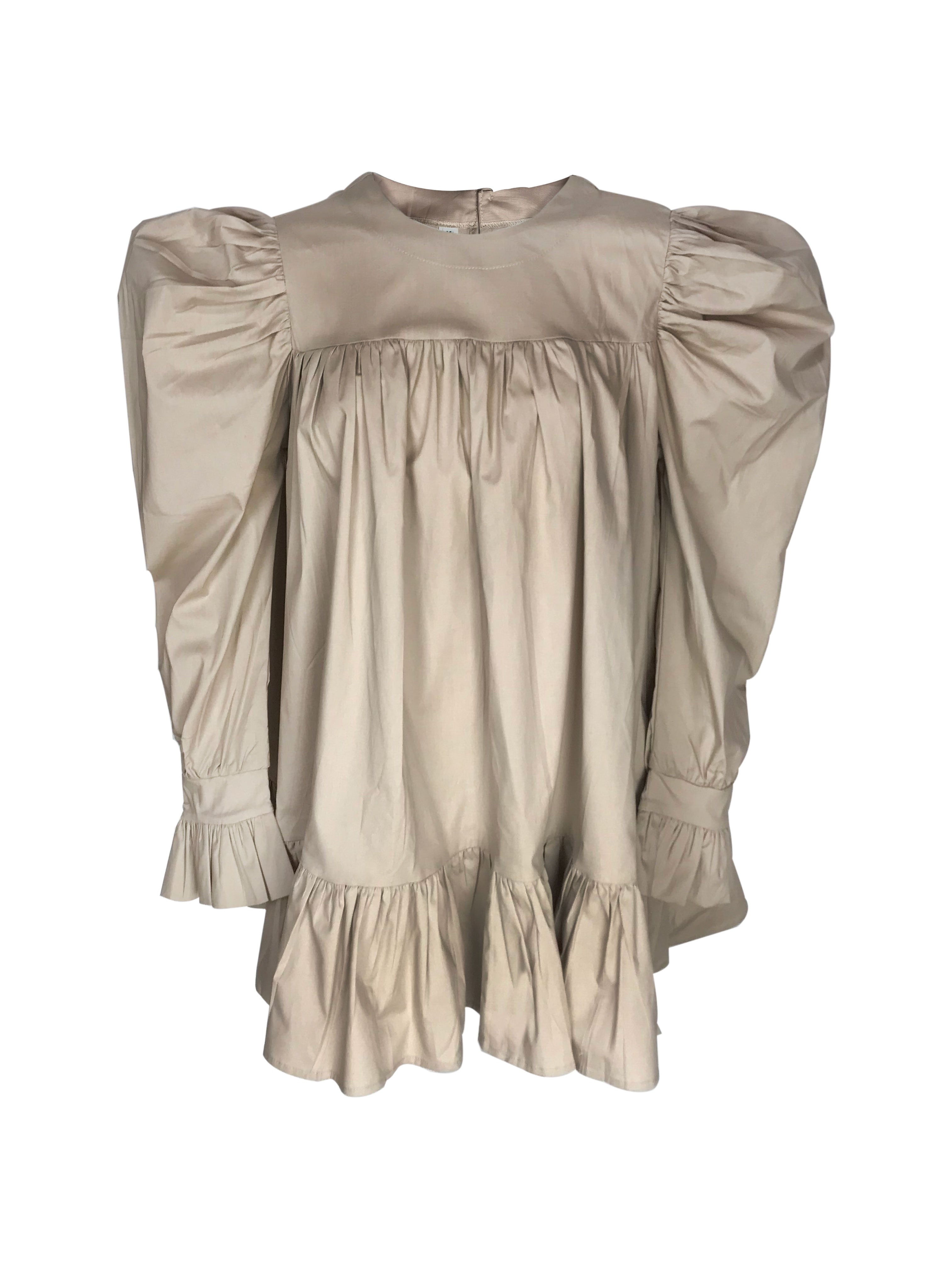 Vestido Corto Manga Larga