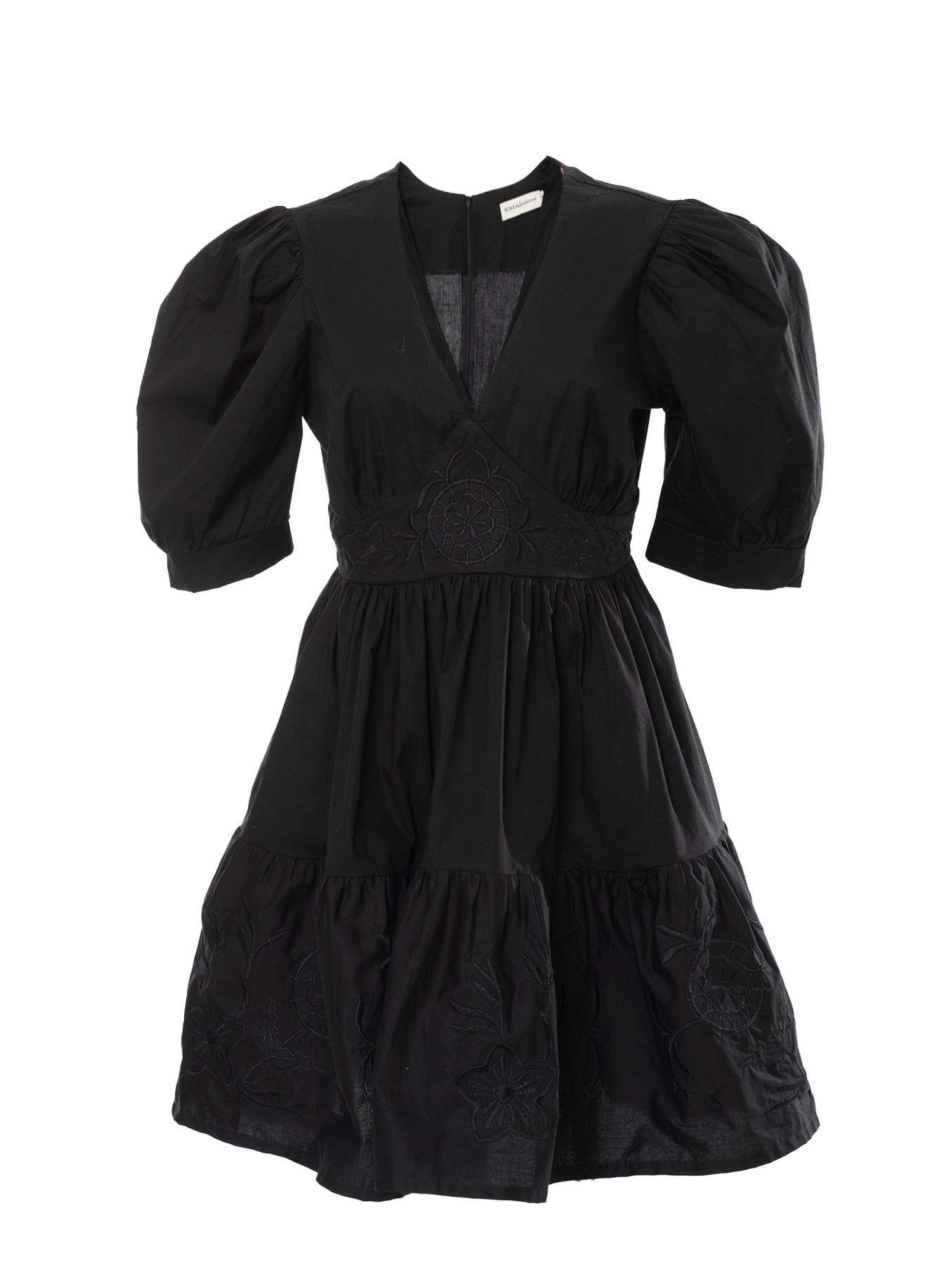 Vestido corto bordado