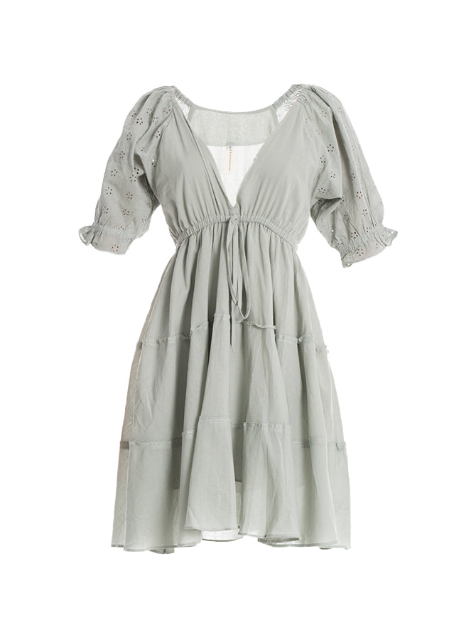 Vestido Cuello en v