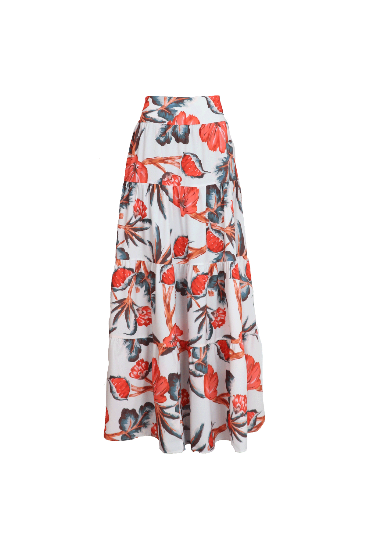 Falda-larga-con-estampado-y-vuelo