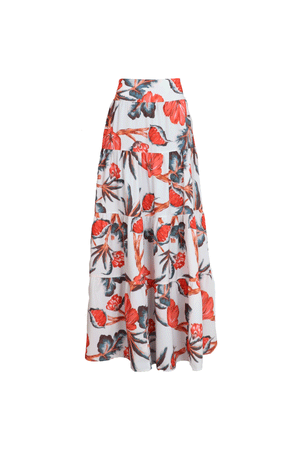 Falda-larga-con-estampado-y-vuelo