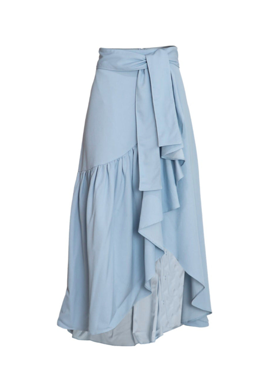 Falda mini en color azul