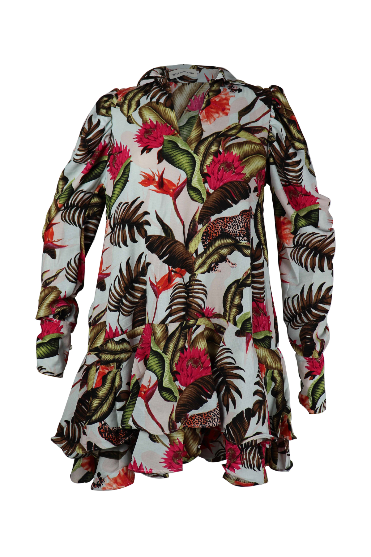 Vestido Corto De Flores