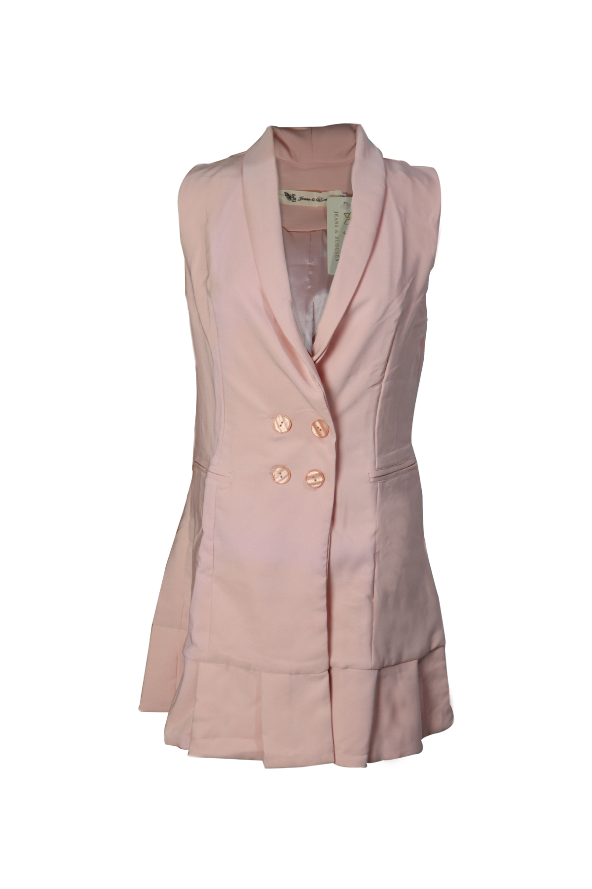 Vestido Corto Tipo Gabán