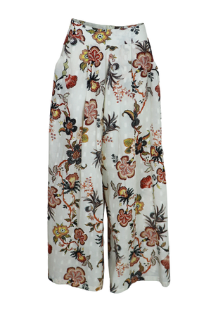 Pantalón palazzo con estampado