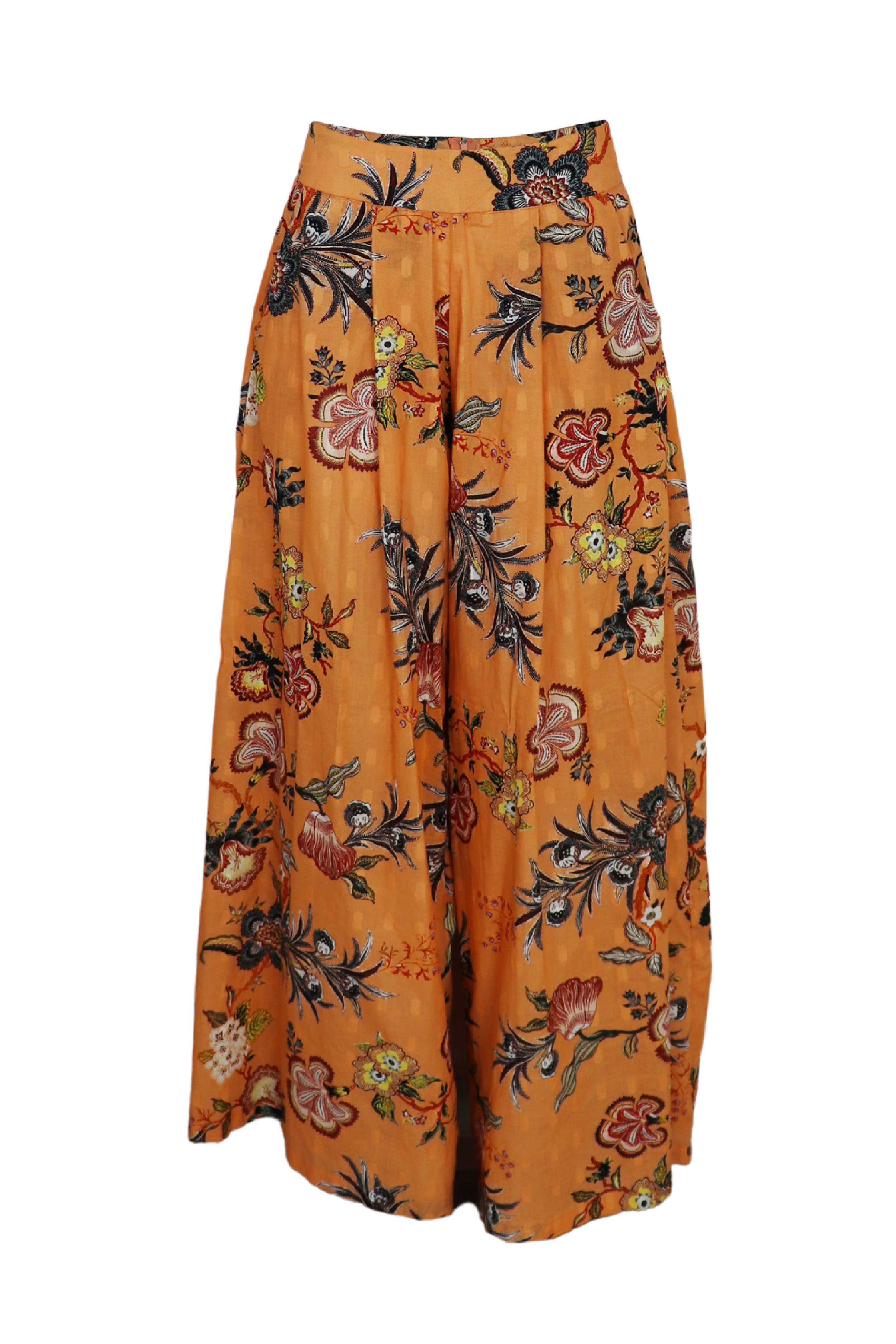 Pantalón palazzo con estampado
