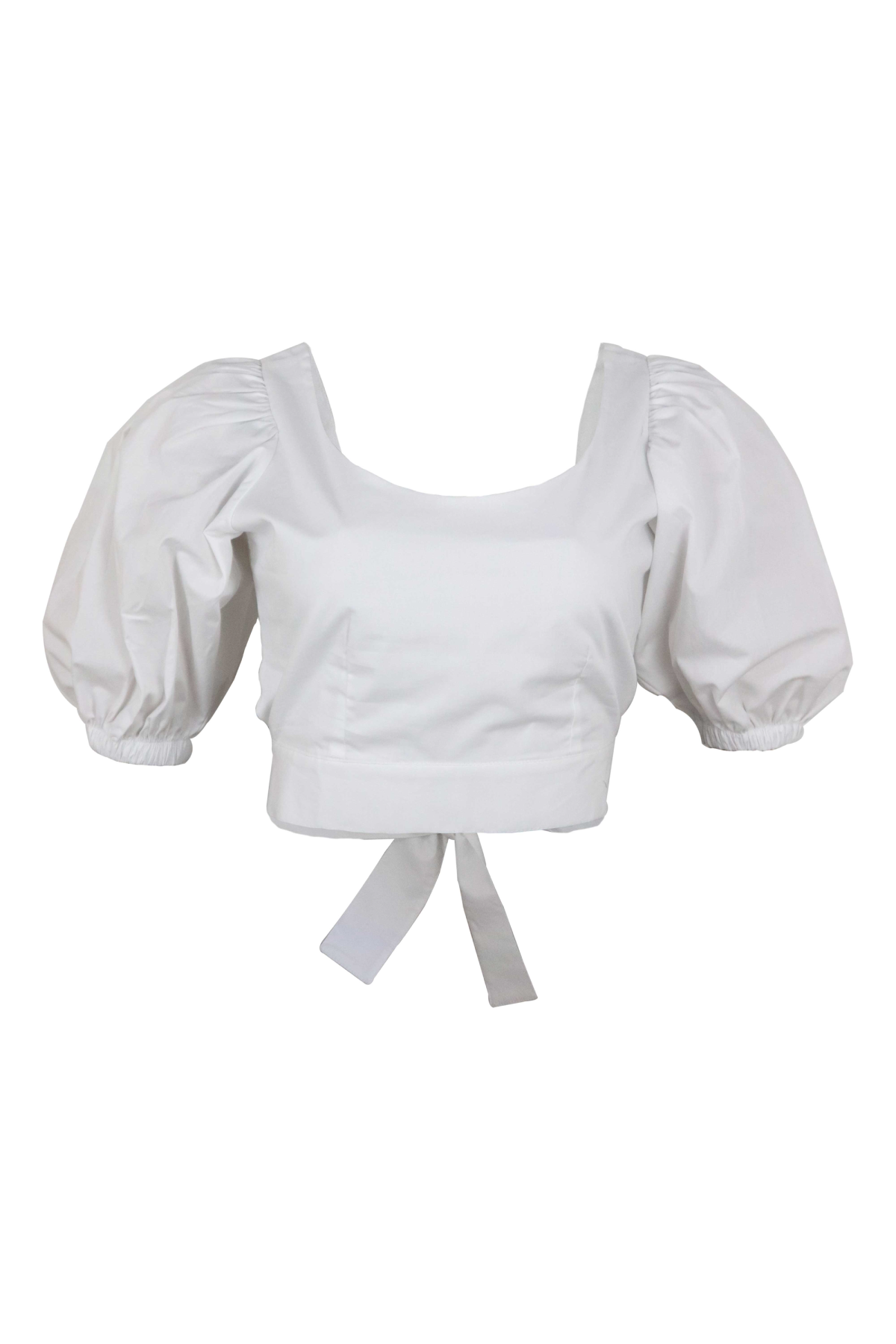 Blusa con mangas puff.