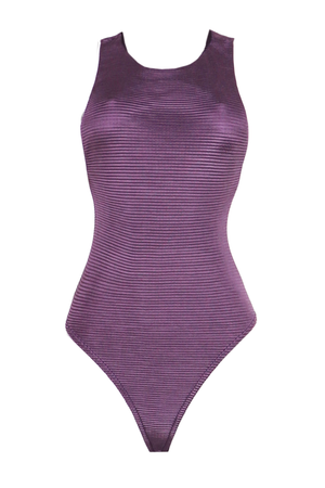 PTJ1311-Body con textura Danna-Uva