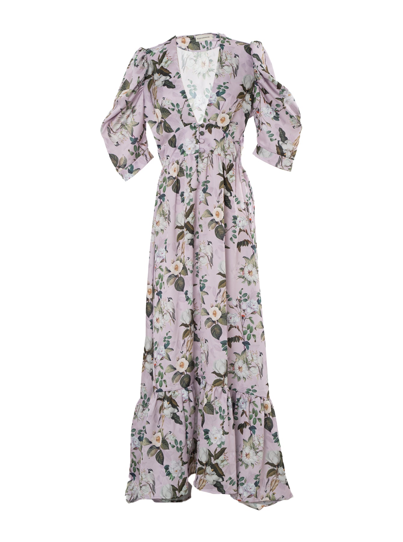 Vestido con cotilla y botones